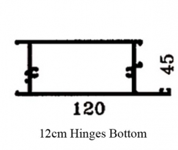 Hinges Bottom 12cm 04561