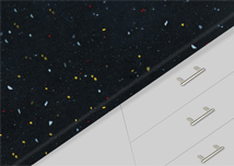 Black Forest Solid Surface -BRK- 76x367cm 12mm