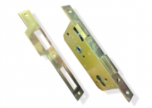 M5 Gold Door Lock with Strike Plate