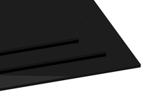 Opaque Cast Black Acrylic Sheet