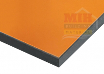 Orange HPL Cubicle Partition Board