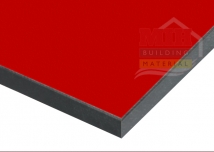 Red HPL Cubicle Partition Board