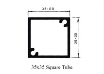 35x35mm Square Tube 26022