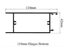 Hinges Bottom 110mm 04261