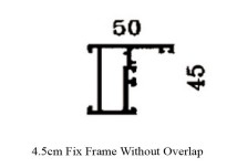 Fix Frame Without Overlap 4.5cm 04513