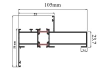 AE  Thermal Break 10.5cm Fix Frame AL35513
