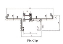 AE Thermal Break 10.5cm Sliding Sliding Top Fix