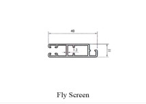 GE Thermal Break10.5cm Sliding Fly Screen GE31007