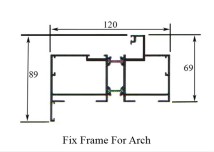 GE Thermal Series Fix Frame for Arch GE36033