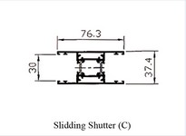 GE Sliding Shutter 