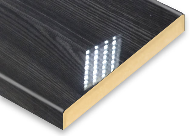Metallic Post- Formed PVC High Glossy AGT MDF Panel