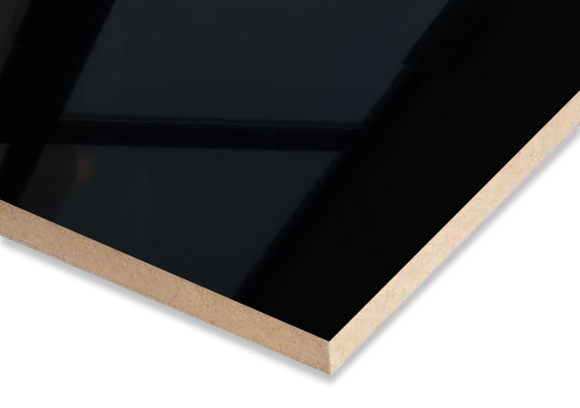 UV Black #BL PVC High Glossy AGT MDF Panel