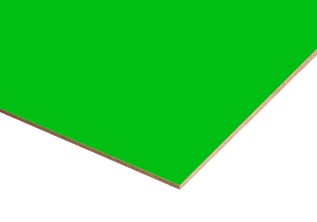 Green Paper Overlay MDF Sheets