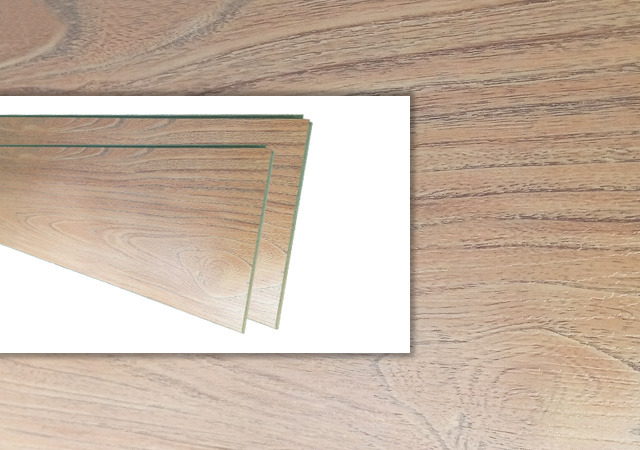 Light Teak Laminated  Wooden Floor Tile
