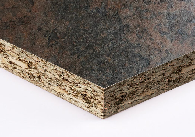 Dark Zinc Concrete Melamine Chipboard #S-508