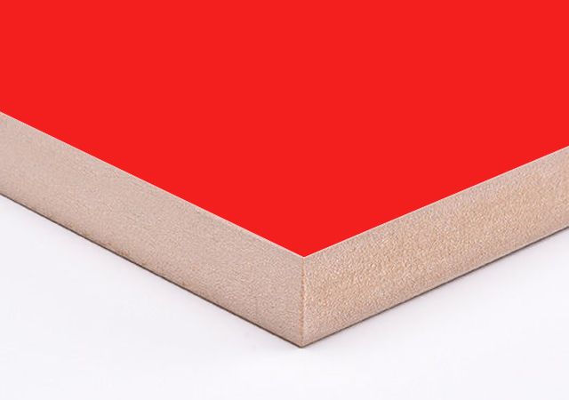 Red #45 Melamine Faced MDF